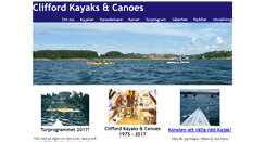 Desktop Screenshot of clifford-kajak.com