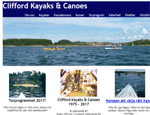 Tablet Screenshot of clifford-kajak.com